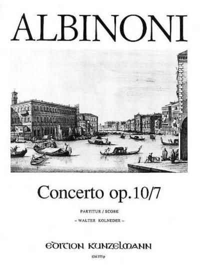 Concerto F-Dur op.10,7für Streichorchester