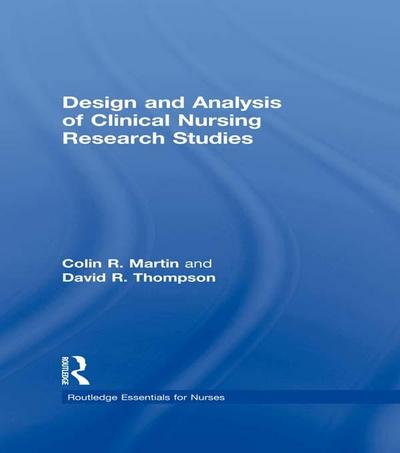 Design and Analysis of Clinical Nursing Research Studies