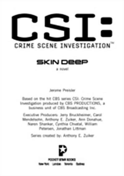 CSI: Crime Scene Investigation: Skin Deep