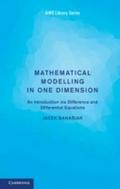 Mathematical Modelling in One Dimension