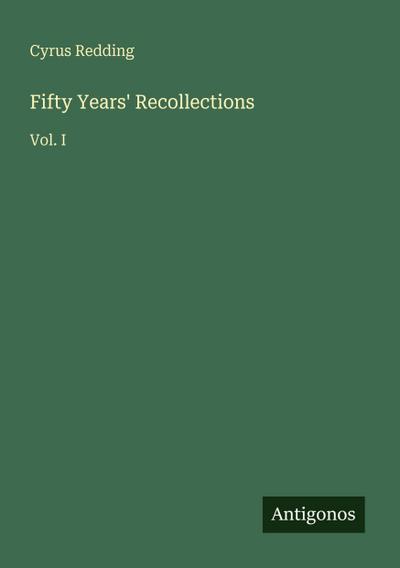 Fifty Years’ Recollections