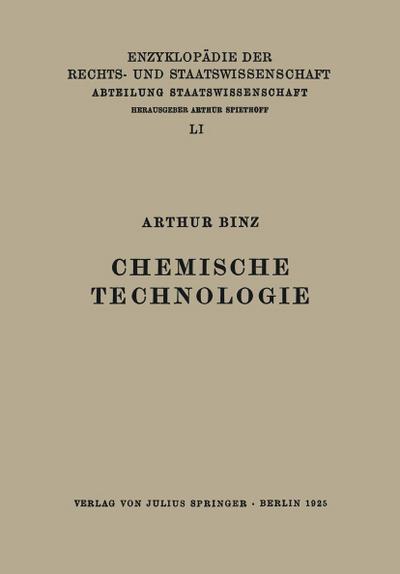 Chemische Technologie