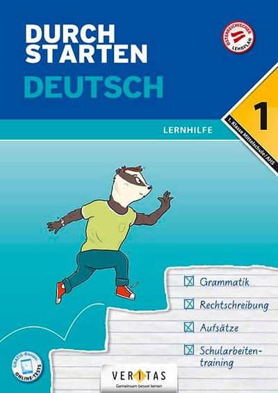 Durchstarten 1. Klasse - Deutsch AHS - Lernhilfe
