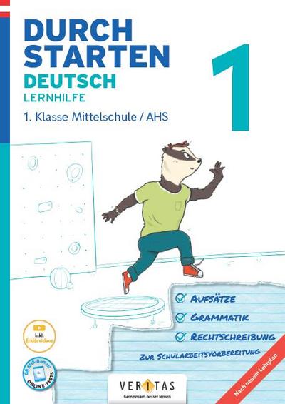 Durchstarten 1. Klasse - Deutsch AHS - Lernhilfe