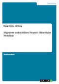 Migration in der frühen Neuzeit - Bäuerliche Mobilität
