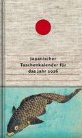Japanischer Taschenkalender für das Jahr 2026
