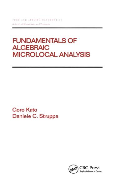 Fundamentals of Algebraic Microlocal Analysis