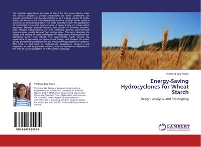 Energy-Saving Hydrocyclones for Wheat Starch