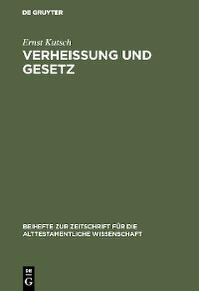Verheißung und Gesetz