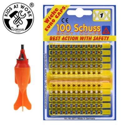 Raketenkracher mit Munition 100 Schuss