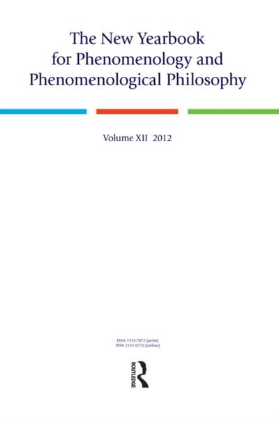 New Yearbook for Phenomenology and Phenomenological Philosophy