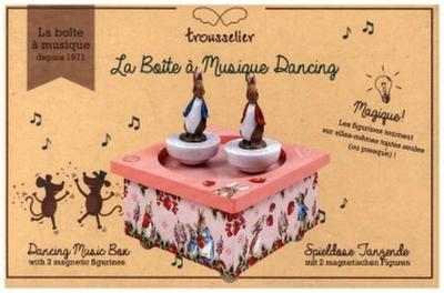 Troussellier - Spieluhr tanzend Peter Hase, Erdbeeren magnetisch