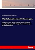 What shall we eat? A manual for housekeepers.