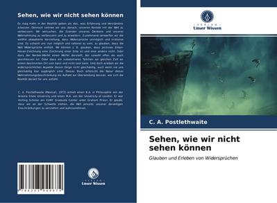 Sehen, wie wir nicht sehen können