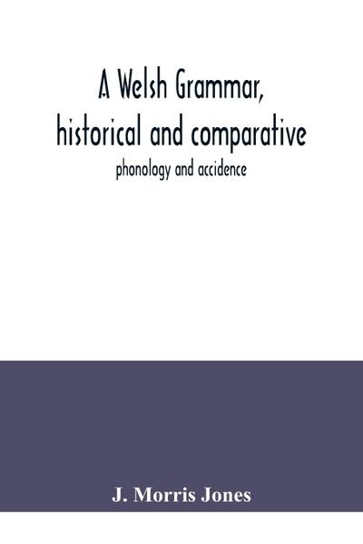 A Welsh grammar, historical and comparative