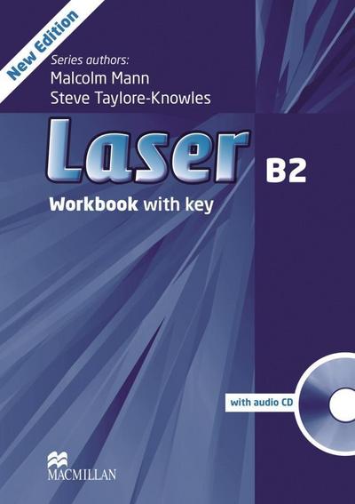 Laser B2, New Edition Workbook w. Audio-CD and Key