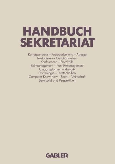 Handbuch Sekretariat