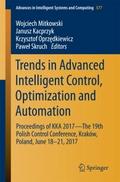 Trends in Advanced Intelligent Control, Optimizati