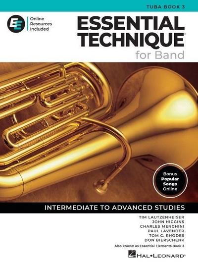 Essential Technique for Band - Tuba Book 3 with Online Resources