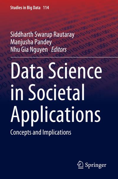 Data Science in Societal Applications