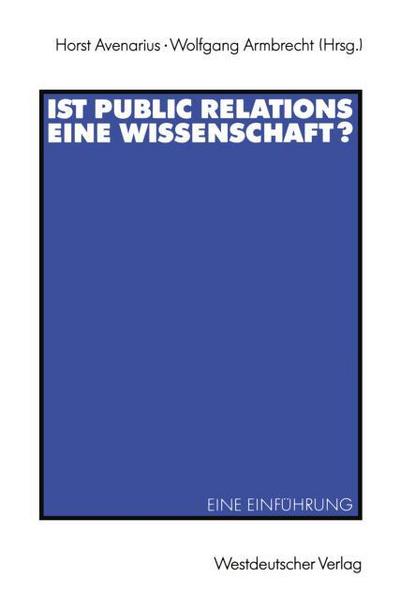 Ist Public Relations eine Wissenschaft?