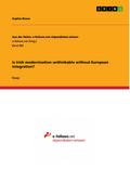 Is Irish modernisation unthinkable without Europea