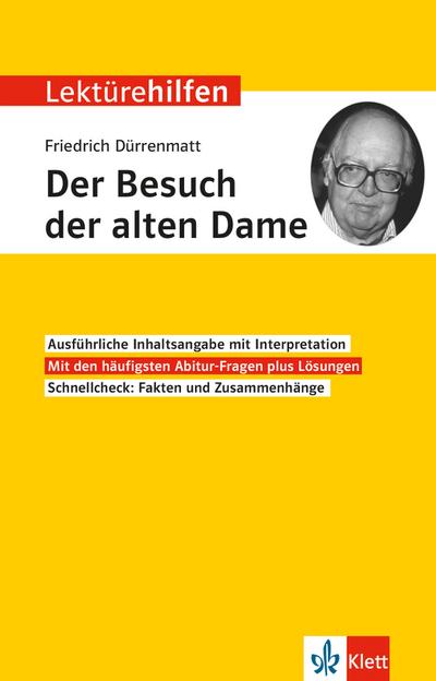 Lektürehilfen Friedrich Dürrenmatt "Der Besuch der alten Dame"