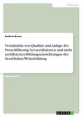 Verständnis von Qualität und Anlage der Prozeßführ