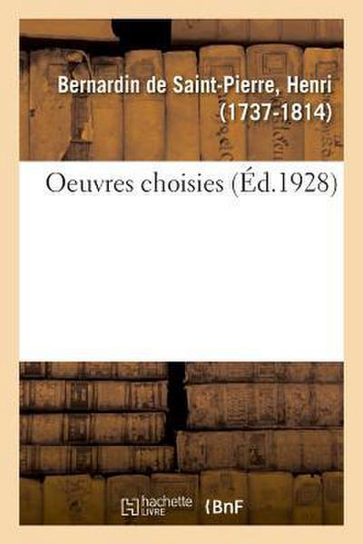 Oeuvres Choisies