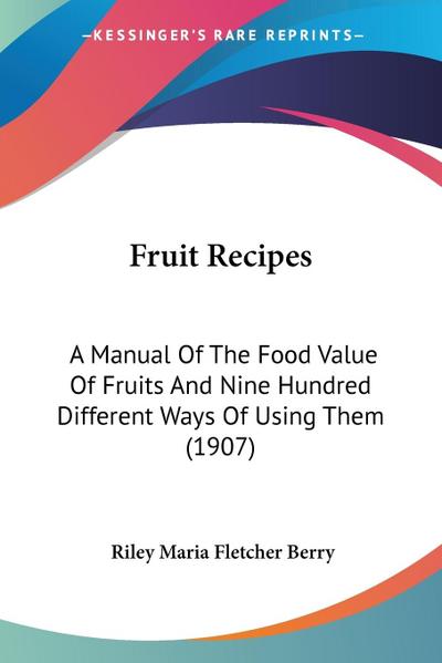 Fruit Recipes