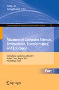 Advances in Computer Science, Environment, Ecoinformatics, and Education, Part V