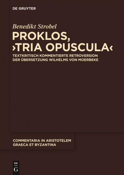 Proklos, "Tria opuscula"