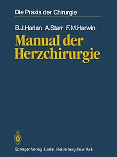 Manual der Herzchirurgie