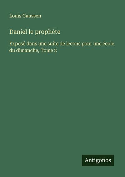 Daniel le prophète