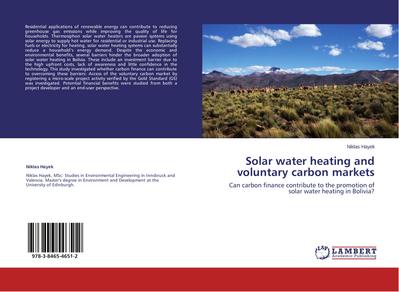 Solar water heating and voluntary carbon markets
