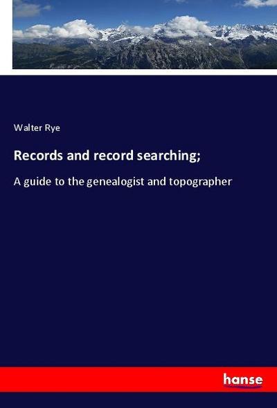 Records and record searching;
