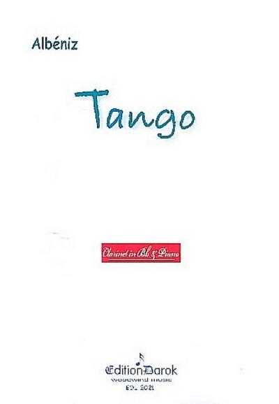 Tango op.165for clarinet and piano