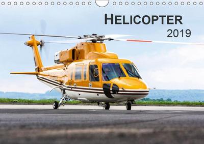 Helicopter 2019 (Wandkalender 2019 DIN A4 quer)