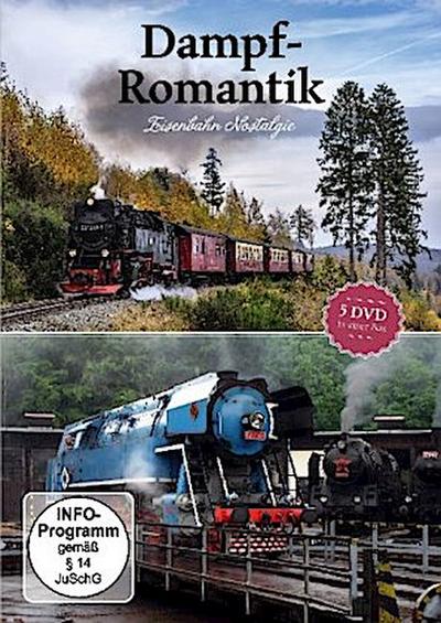 Dampf-Romantik - Eisenbahn-Nostalgie, 5 DVDs