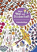 Mein Mal- und Stickerheft: Schmetterlinge