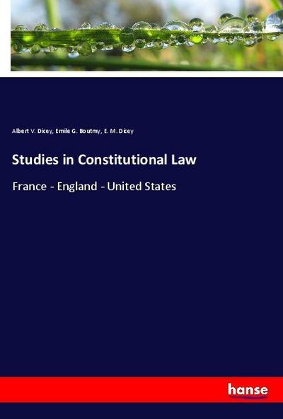 Studies in Constitutional Law