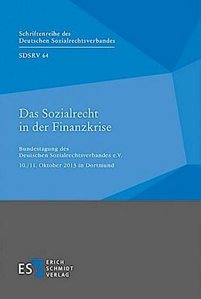 Das Sozialrecht in der Finanzkrise