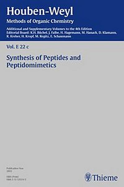 Houben-Weyl Methods of Organic Chemistry Vol. E 22c, 4th Edition Supplement