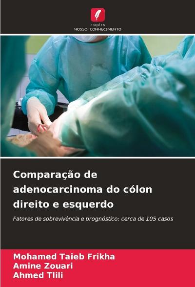 Comparação de adenocarcinoma do cólon direito e esquerdo