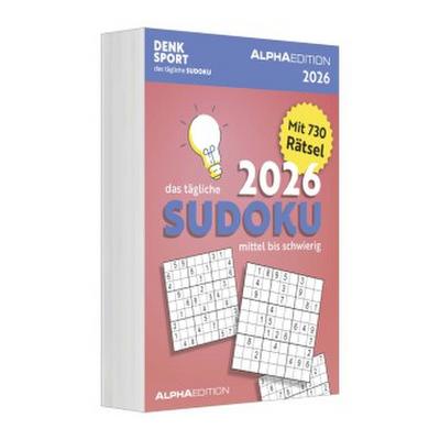 Das tägliche Sudoku 2026 - Tagesabreißkalender -14,8x21,0 - Rätselkalender - Knobelkalender