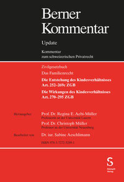 Kindesrecht, Art. 252-295 ZGB, Grundwerk
