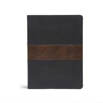 CSB Spurgeon Study Bible, Black/Brown Leathertouch(r)