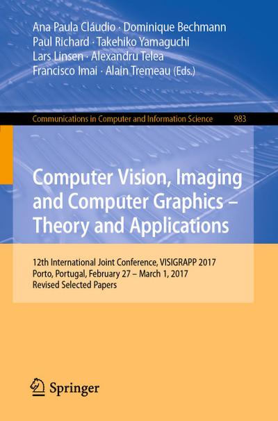 Computer Vision, Imaging and Computer Graphics - Theory and Applications