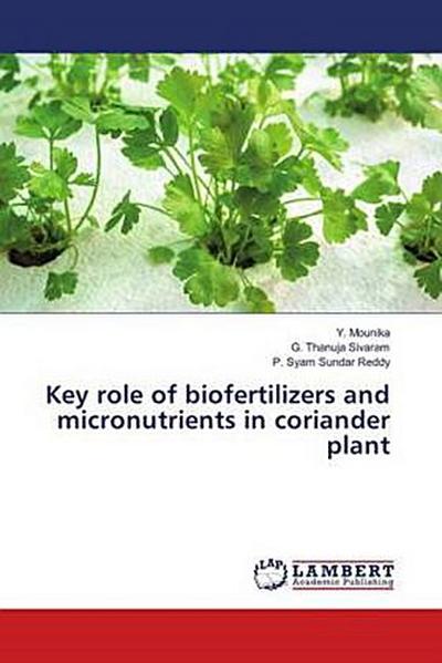 Key role of biofertilizers and micronutrients in coriander plant