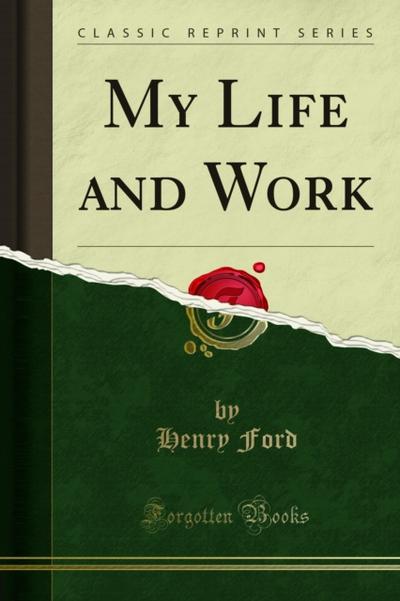 My Life and Work